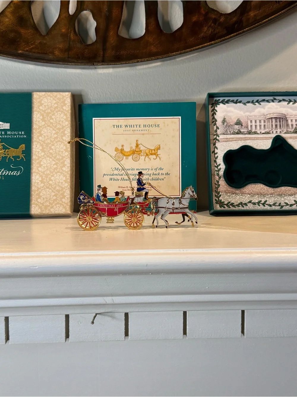 Christmas 2001 The White House Historical Association Ornament  in box